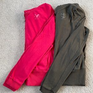 American Eagle Zip Hoodies